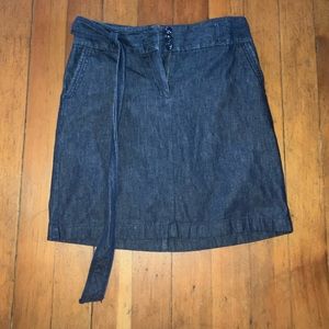Navy Blue Ann Taylor Skirt